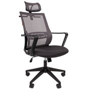 Офисное кресло CHAIRMAN 545, ткань/сетка, серый