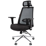 Офисное кресло CHAIRMAN 535 LUX, ткань/сетка, черный