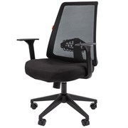 Офисное кресло CHAIRMAN 535 LT, ткань/сетка, черный
