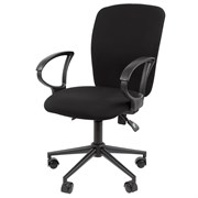 Офисное кресло CHAIRMAN 9801 BLACK, ткань серии Т, черный