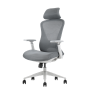 Кресло офисное EVOLUTION OFFICE COMFORT Grey - Сетка/Ткань, Серый