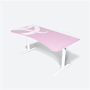 Стол для компьютера Arozzi Arena Gaming Desk - White-Pink