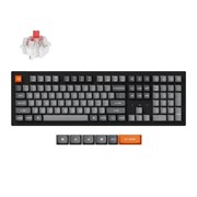 Беспроводная механическая клавиатура QMK Keychron K10 Max, 108 клавиш, RGB подсветка, Hot-swap, Keychron Red Switch Беспроводная механическая клавиатура QMK Keychron K10 Max, 108 клавиш, RGB подсветка, Hot-swap, Keychron Red Switch