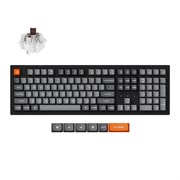 Беспроводная механическая клавиатура QMK Keychron K10 Max, 108 клавиш, RGB подсветка, Hot-swap, Keychron Brown Switch Беспроводная механическая клавиатура QMK Keychron K10 Max, 108 клавиш, RGB подсветка, Hot-swap, Keychron Brown Switch