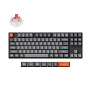 Беспроводная механическая клавиатура QMK Keychron K8 Max, 87 клавиш, RGB подсветка, Hot-swap, алюм.рамка Keychron Red Switch Беспроводная механическая клавиатура QMK Keychron K8 Max, 87 клавиш, RGB подсветка, Hot-swap, алюм.рамка Keychron Red Switch