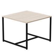 Стол журнальный Everprof EVO 604х604х460 Дуб Соната/Черный Стол журнальный Everprof EVO 604х604х460 Дуб Соната/Черный