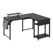 Стол письменный (для компьютера) угловой EUREKA ZX-L150B-B-RU с шириной 150 см, Black Стол письменный (для компьютера) угловой EUREKA ZX-L150B-B-RU с шириной 150 см, Black