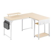 Стол письменный (для компьютера) угловой EUREKA ZX-L150B-MWW-RU с шириной 150 см, Maple White Стол письменный (для компьютера) угловой EUREKA ZX-L150B-MWW-RU с шириной 150 см, Maple White