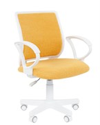 Кресло Chairman Kids 112 Россия ткань В лимон, белый пластик