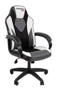 Кресло Chairman game 17 Россия экокожа черный/серый/белый