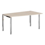 Стол эргономичный XGCT 169(R).1 Бук Тиара/Нержавеющая сталь 1600х900х750 XTEN GLOSS