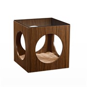 Кровать и тумбочка для кошки Eureka ERK-P-CET01-WN Peek-a-Boo