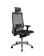 Эргономичное кресло Samurai S-3 Black