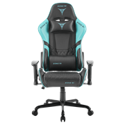 Кресло компьютерное игровое ZONE 51 CLUBPOINT Black-Cyan