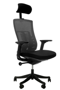 Офисное Компьютерное кресло SPARX FT-5 Raze Black / Black (Mesh / Fabric , черный)