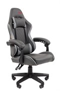 Игровое кресло CHAIRMAN CH28, экокожа, черный/серый 7162899