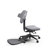 Кресло для работы сидя или стоя FoxGear ARTZ M, светло-серый FG-ARTZ-M-LG