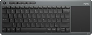 Клавиатура беспроводная с тачпадом Rapoo K2600, Grey