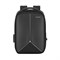 Рюкзак для ноутбука 15,6 дюйма SEASONS антивандальный MSP4013 с USB портом и выходом для наушников, черный - фото 16159