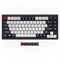 Механическая клавиатура QMK Keychron Q1, 84 клавиши, алюминиевый черный корпус, RGB подсветка, Gateron G Phantom Red Switch