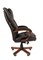 Офисное кресло Chairman 408 Россия кожа+PU черн. - фото 25620