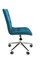 Офисное кресло Chairman 030 Россия ткань Т-75 бирюзовый, хром, без подлокотников - фото 26121
