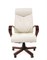 Офисное кресло Chairman 420 Россия WD кожа белая - фото 26694