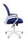 Офисное кресло Chairman    696    Россия    белый пластик TW-10/TW-05  синий - фото 26725