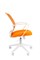 Офисное кресло Chairman 698 Россия белый пластик TW-16/TW-66 оранжевый - фото 26843