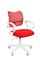 Офисное кресло Chairman 450 LT Россия белый пластик TW-19/TW-69 красный - фото 26890