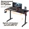 Стол для компьютера (для геймеров) EUREKA GIP 47, Black - фото 28082