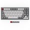 Механическая клавиатура QMK Keychron Q1, 84 клавиши, алюминиевый серый корпус, RGB подсветка, Gateron G Phantom Red Switch - фото 29005