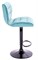 Барный стул Everprof Richy Ткань Бирюзовый - фото 32596