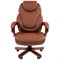 Офисное кресло Chairman 406 Россия экопремиум коричневое N - фото 36478