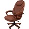 Офисное кресло Chairman 406 Россия экопремиум коричневое - фото 36480