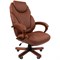 Офисное кресло Chairman 406 Россия экопремиум коричневое N - фото 36483