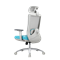 Кресло офисное EVOLUTION ERGO PRIME Sky Blue, Сетка/Ткань, Серый/Голубой - фото 36755