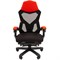 Игровое кресло CHAIRMAN CH571, ткань/сетка, черный/красный - фото 38644