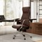 Эргономичное кресло руководителя Eureka OC08-BR, коричневое - фото 40427