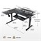 Стол для для компьютера (для геймеров) угловой (левый) c электроприводом EUREKA ERK-L60L-B-PRO-V1-EU - фото 42866