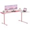Стол письменный (для компьютера) угловой EUREKA ERK-L60R-PK-V2 (правый), розовый - фото 42896