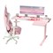 Стол письменный (для компьютера) угловой EUREKA ERK-L60R-PK-V2 (правый), розовый - фото 42906