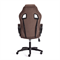 Кресло игровое TetChair DRIVER (22) флок/ткань, коричневый, 6/TW-24 - фото 43280