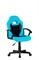 Кресло детское компьютерное CHAIRMAN CH111 экокожа, голубо-черный - фото 44662