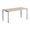 Стол эргономичный XGCT 169(L).1 Бук Тиара/Нержавеющая сталь 1600х900х750 XTEN GLOSS - фото 44724