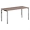 Стол прямой XGST 167.1 Дуб Сонома/Нержавеющая сталь1600х700х750 XTEN GLOSS - фото 44781