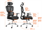 Офисное кресло TetChair Mesh-12Hr ткань/сетка, черный - фото 45300