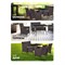 Комплект садовой мебели Kingstyle Verde Brown / Grey (2 кресла GC-71 + диван GC-72 + стол GT-71) - фото 45607