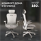 Офисное Компьютерное кресло SPARX FT-15 Enigma White / Grey (Mesh / Fabric , светло-серый) - фото 46116